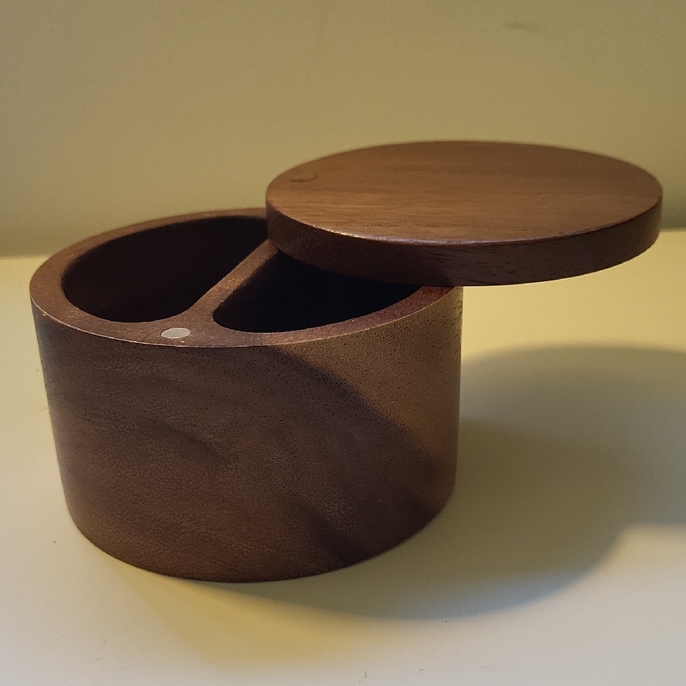 Lipper International Teak Divided Salt  Box